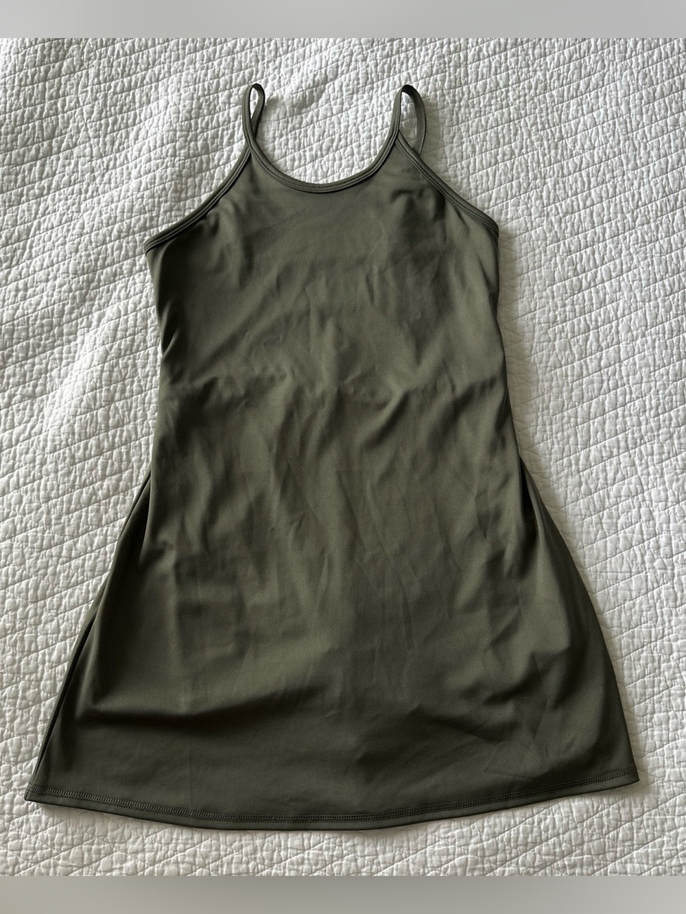 Aeropostale Olive-Style Spaghetti Strap Mini Dress